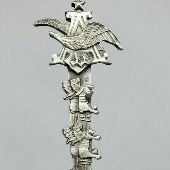 Busch Gardens Williamsburg VA Pewter Spoon - Picture 4 of 11